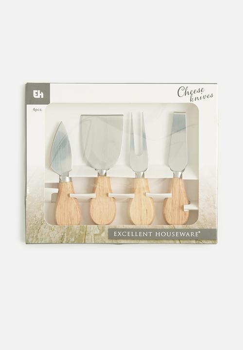 Excellent Houseware - Cheese set - wood
