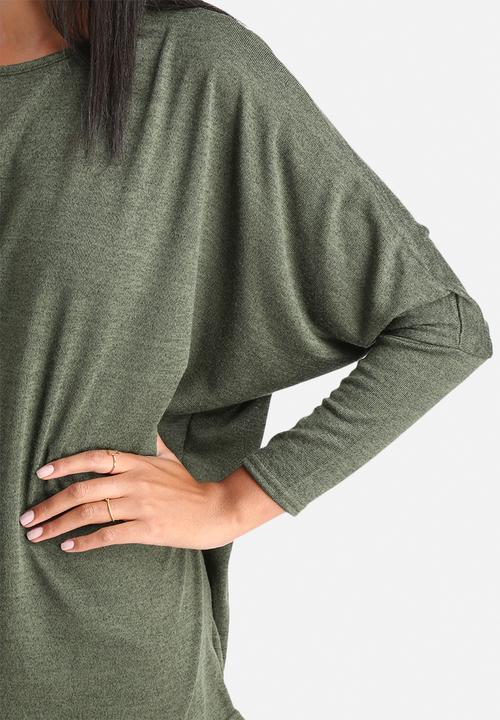 Influence. - 0Jersey Long Sleeve Tunic Top