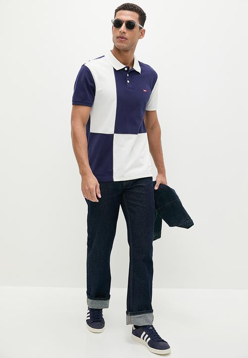 Levi’s® - Ama hm polo - offset blocking ocean cavern 