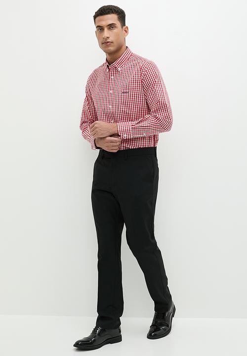 Pringle of Scotland - Pringle arnold long sleeve shirt - red 