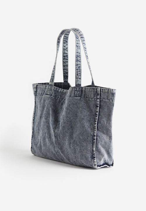 H&M - Denim shopper - denim blue washed out