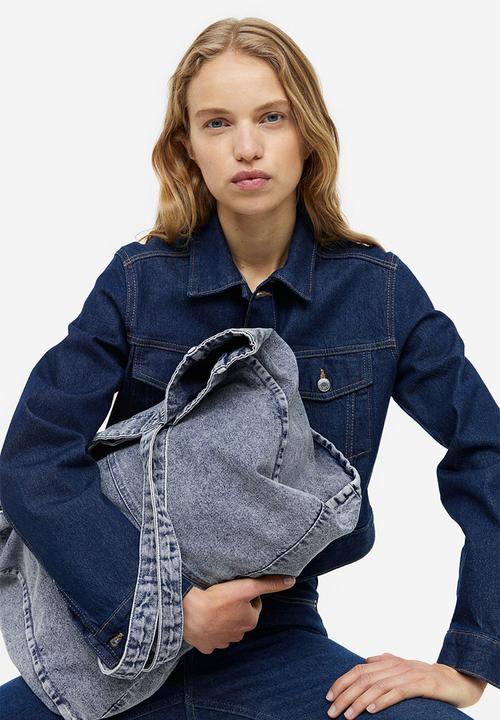 H&M - Denim shopper - denim blue washed out