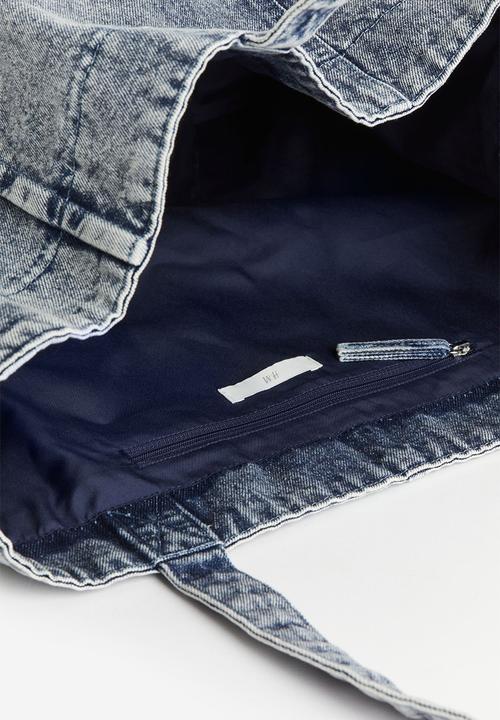 H&M - Denim shopper - denim blue washed out