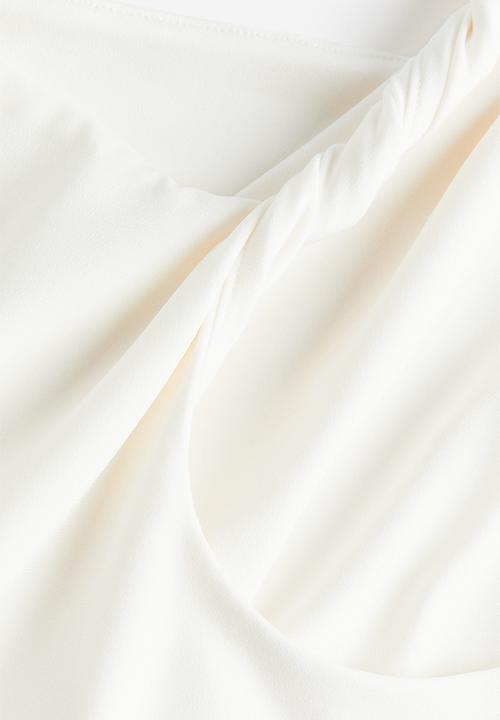 H&M - One-shoulder top - white