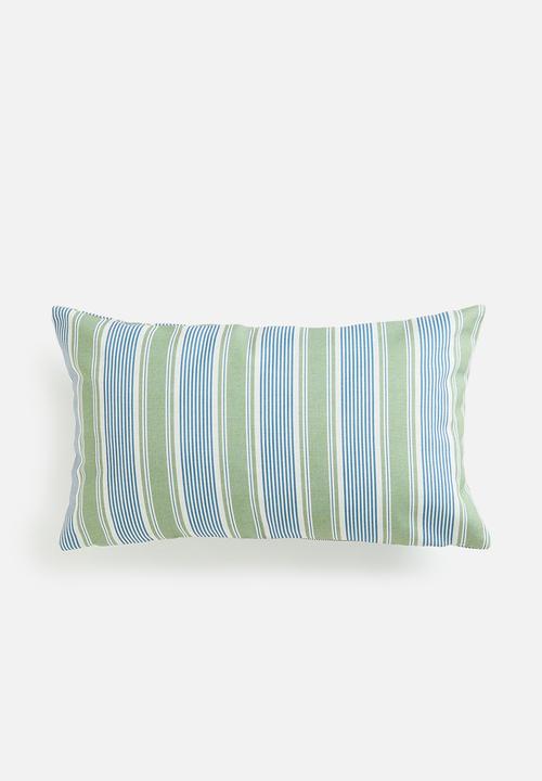 Hertex Haus - Lagoon Patio Cushion Cover - Multi stripes