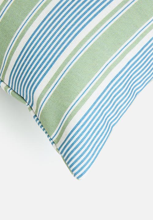 Hertex Haus - Lagoon Patio Cushion Cover - Multi stripes