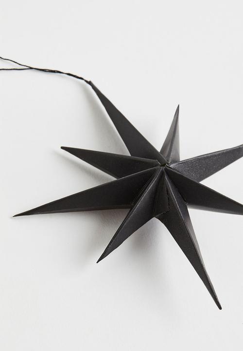 H&M - Paper christmas tree decoration - black