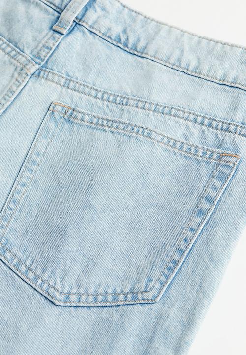 H&M - Bermuda low shorts - pale denim blue
