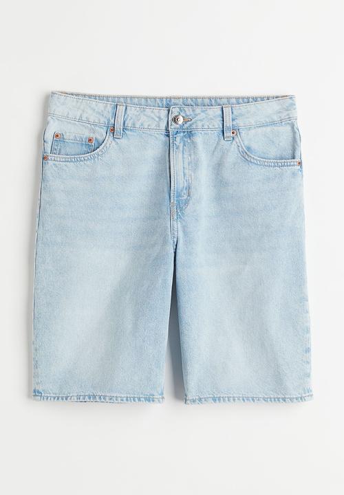 H&M - Bermuda low shorts - pale denim blue