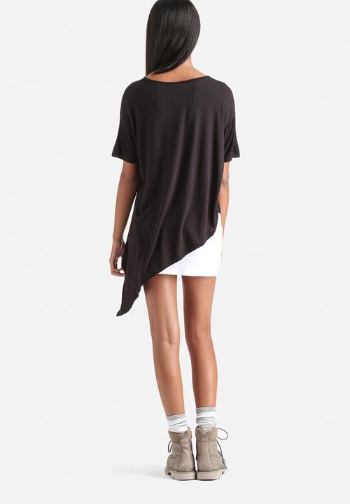 Influence. - Asymmetric Jersey Top