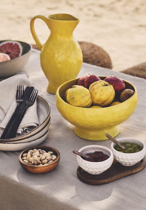 H&M - Stoneware jug - yellow