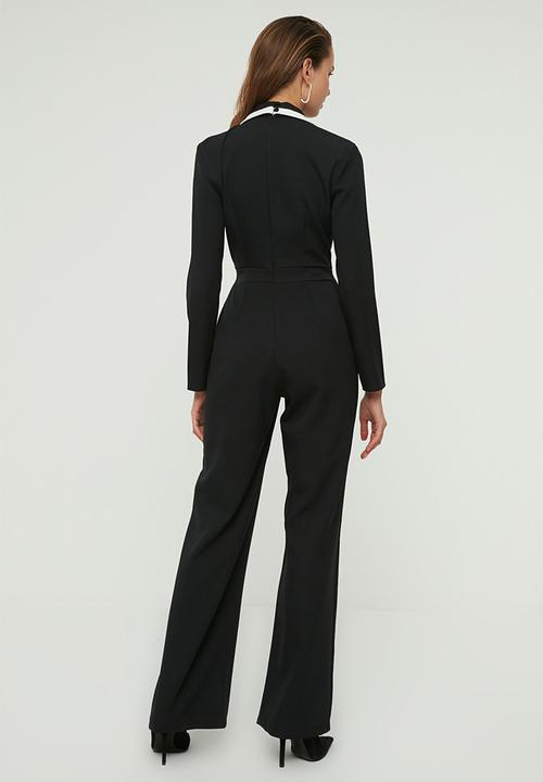 Trendyol - Buttoned romper - black