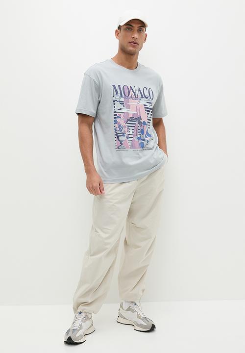 Cotton On - Premium loose fit art T-shirt - citadel/get away