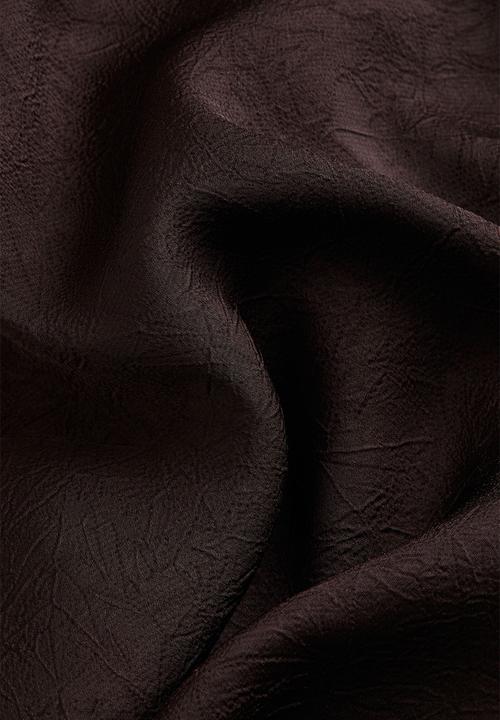 H&M - V-neck slip dress - dark brown