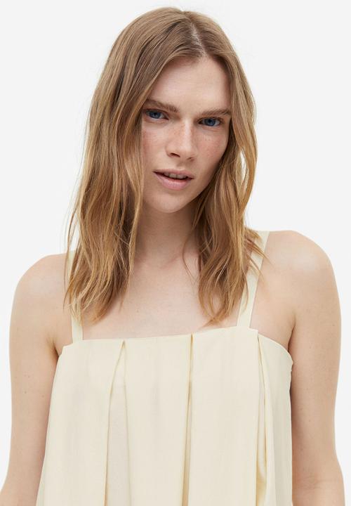 H&M - Pleated dress - cream