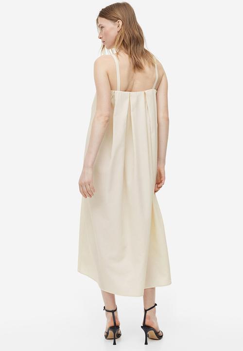 H&M - Pleated dress - cream