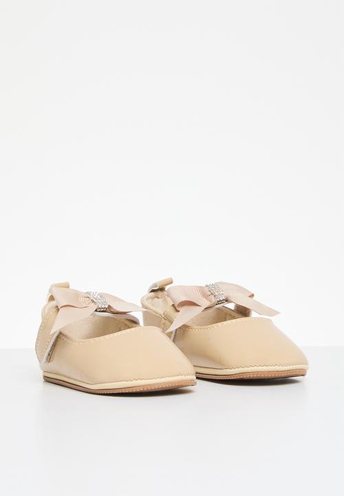 Pop Candy - Bow décor pumps - champagne