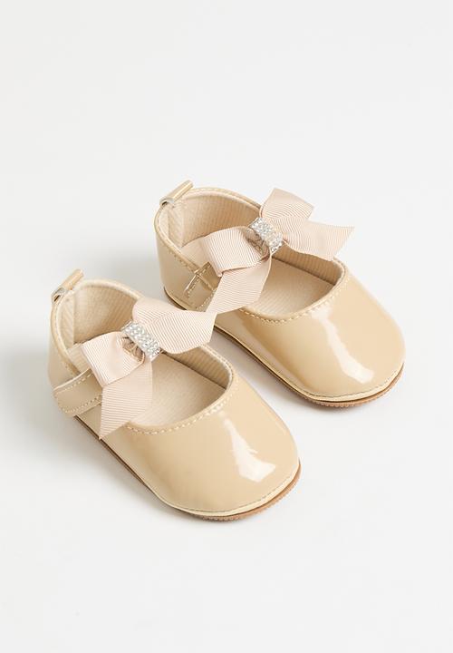 Pop Candy - Bow décor pumps - champagne