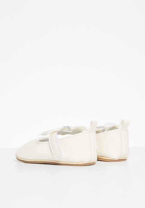 Pop Candy - Bow décor pumps - white