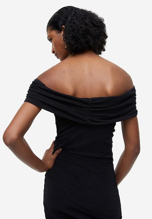 H&M - Off-the-shoulder dress - black