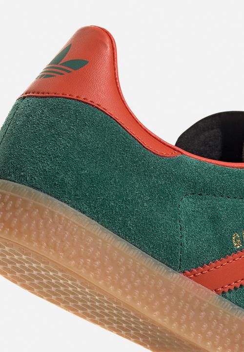 adidas Originals - Gazelle J - Collegiate Green/Preloved Red/Gum 3