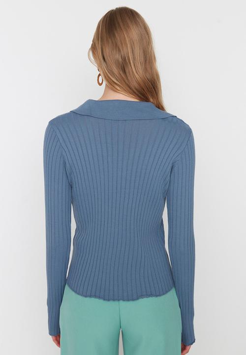 Trendyol - Poloneck sweater - indigo