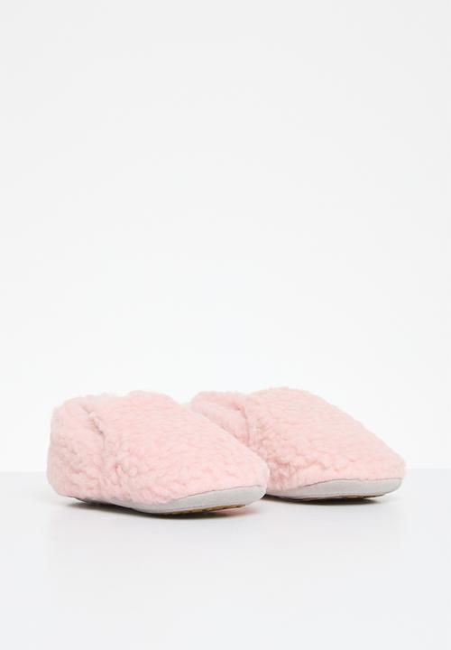 Pop Candy - Sherpa softsole slippers - pink