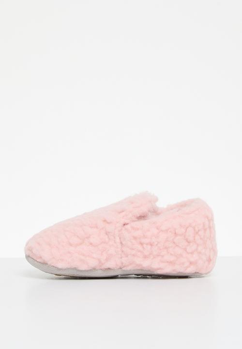 Pop Candy - Sherpa softsole slippers - pink