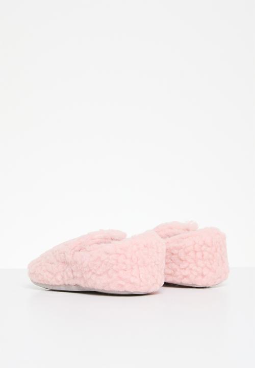 Pop Candy - Sherpa softsole slippers - pink