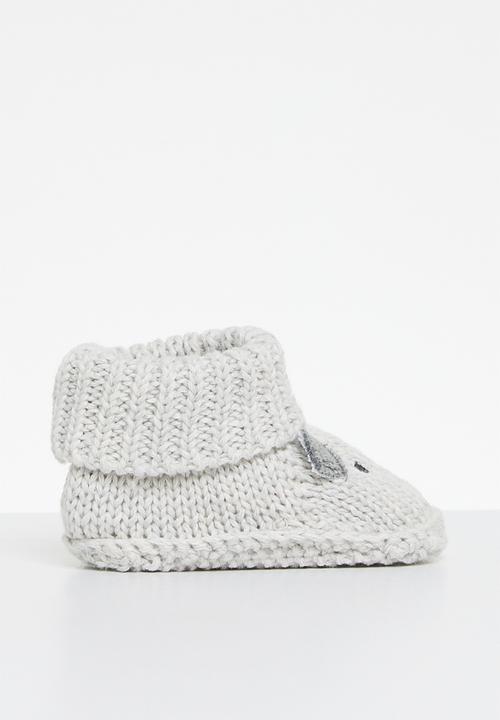 Pop Candy - Sock booties - grey