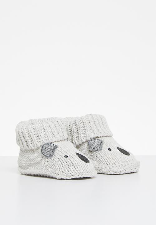 Pop Candy - Sock booties - grey