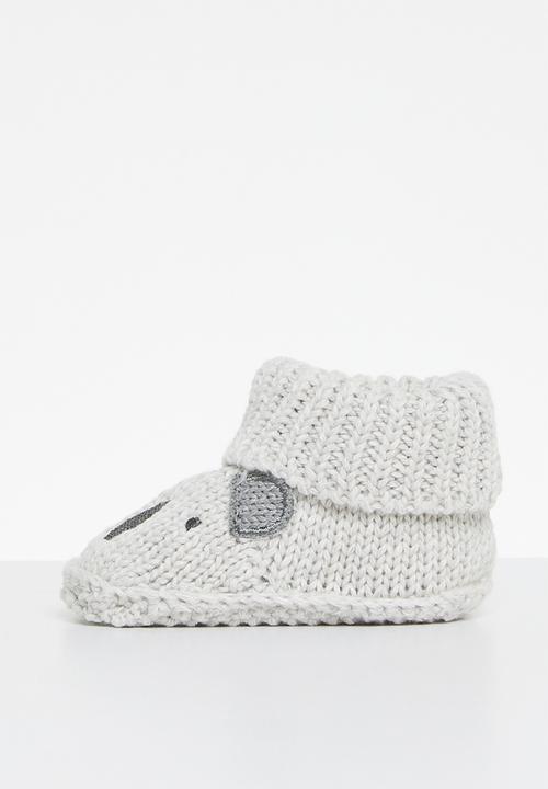 Pop Candy - Sock booties - grey
