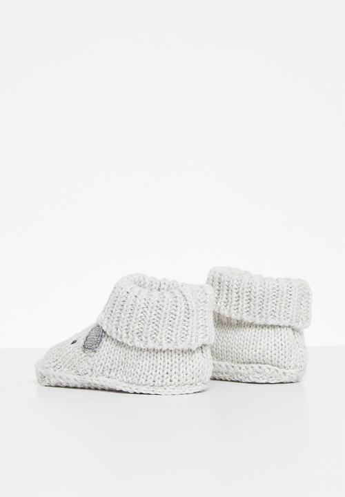 Pop Candy - Sock booties - grey