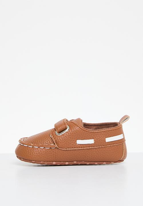 Pop Candy - Velcro strap loafer - brown