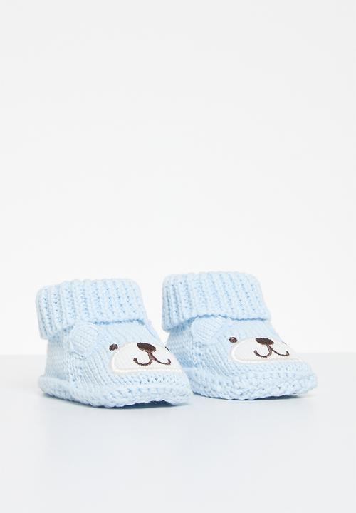 Pop Candy - Sock booties - blue