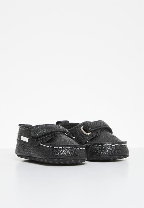 Pop Candy - Velcro strap loafer - black