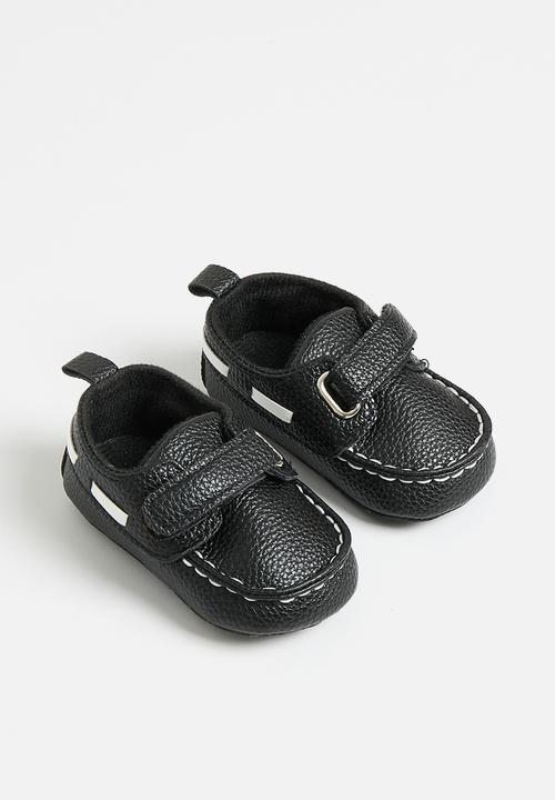 Pop Candy - Velcro strap loafer - black