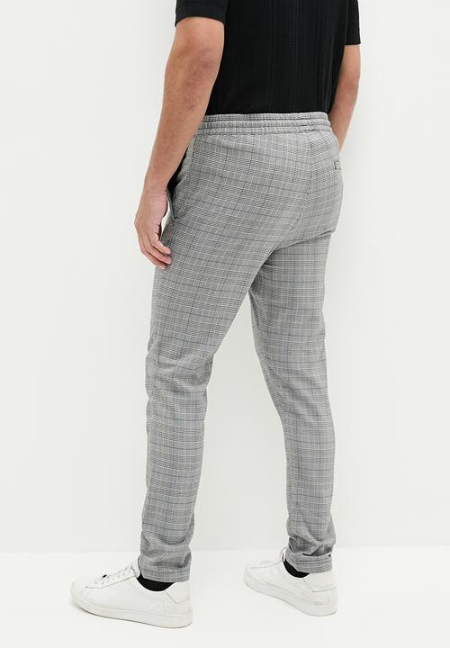 Only & Sons - Onslinus life tap check 00367 pant - black