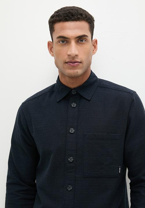 Only & Sons - Onslawson reg long sleeve shirt - dark navy