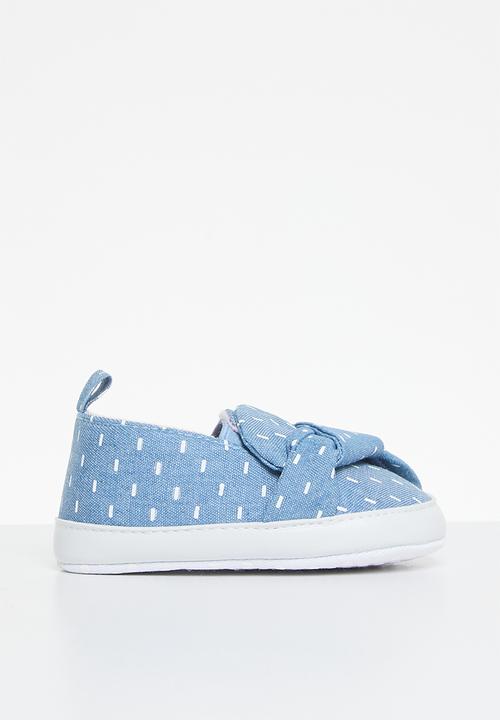 Pop Candy - Polka dot bowknot sneakers - blue