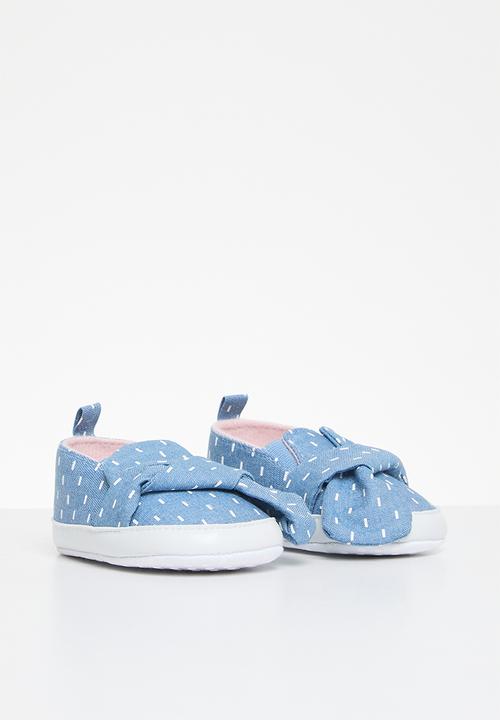 Pop Candy - Polka dot bowknot sneakers - blue