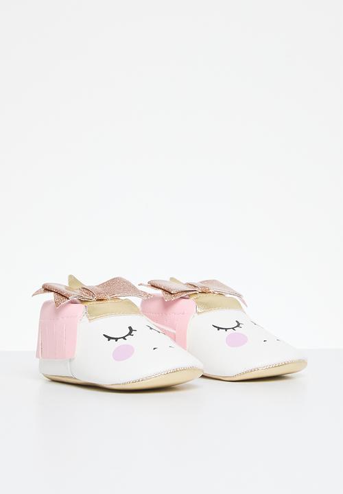 Pop Candy - Bowknot booties - gold