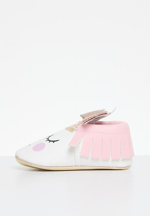Pop Candy - Bowknot booties - gold