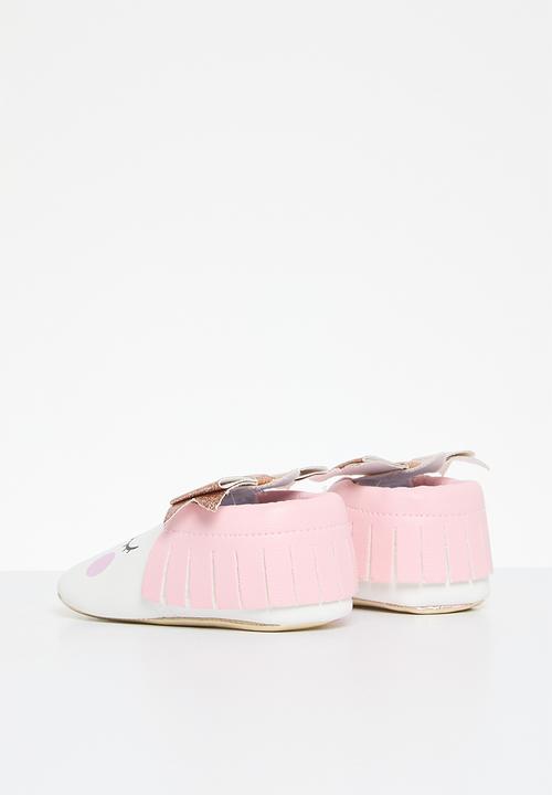 Pop Candy - Bowknot booties - gold