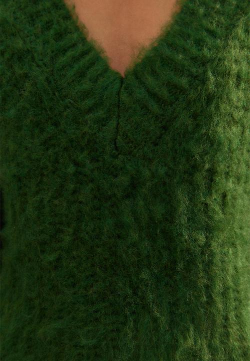 Trendyol - Limited edition v-neck sweater - green