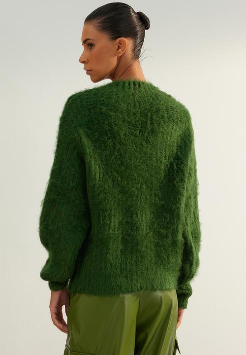 Trendyol - Limited edition v-neck sweater - green