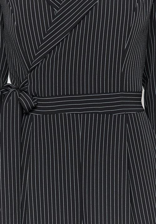 Trendyol - Striped jumpsuit - black