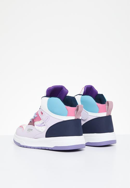 Pop Candy - Lace up high top sneakers - purple