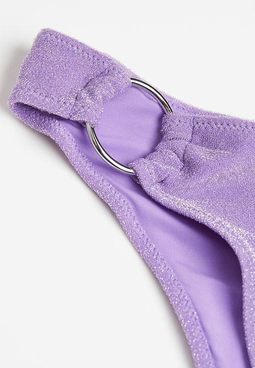 H&M - Brazilian bikini bottoms - purple