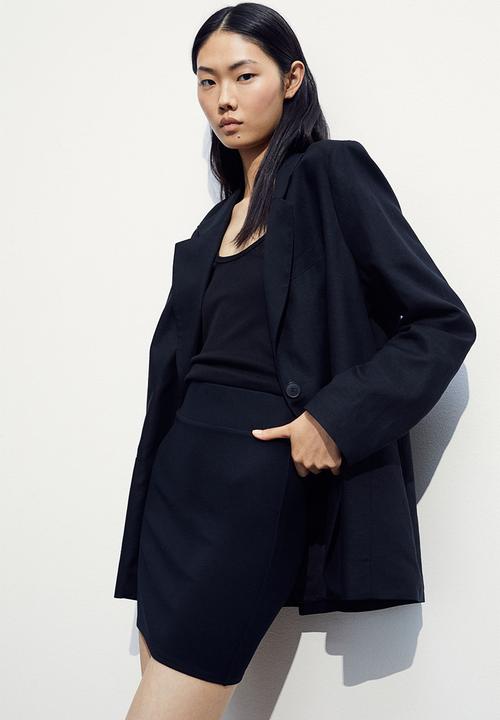 H&M - Jersey skirt - black